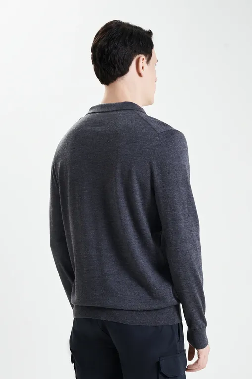 Джемперы Mc2 Saint Barth COVENTLIGHT MERINO 15G CHARCOAL