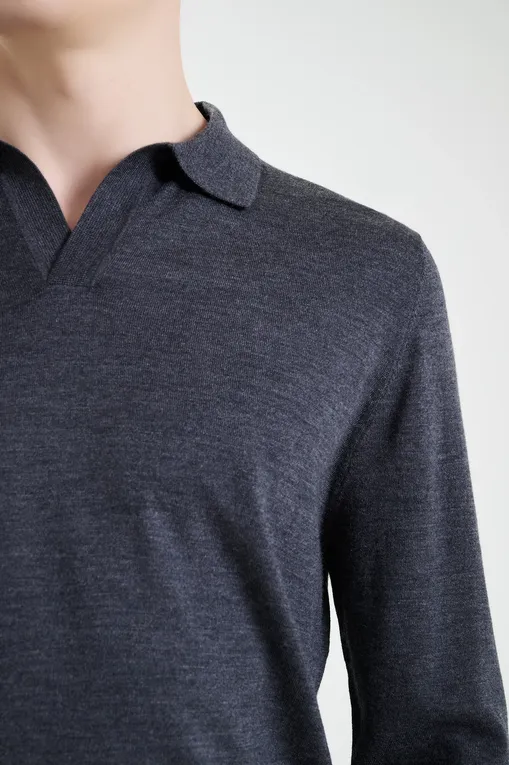 Джемперы Mc2 Saint Barth COVENTLIGHT MERINO 15G CHARCOAL