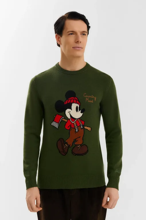 Джемперы Mc2 Saint Barth HERONLIGHT MICKEY WOOD 52 PATCH