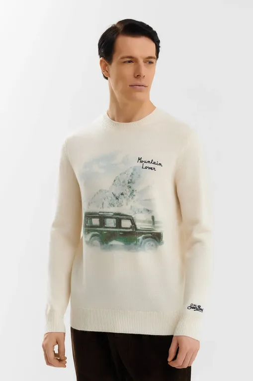 Джемперы Mc2 Saint Barth HERONPRINT MOUNTAIN LOVER 10 EMB