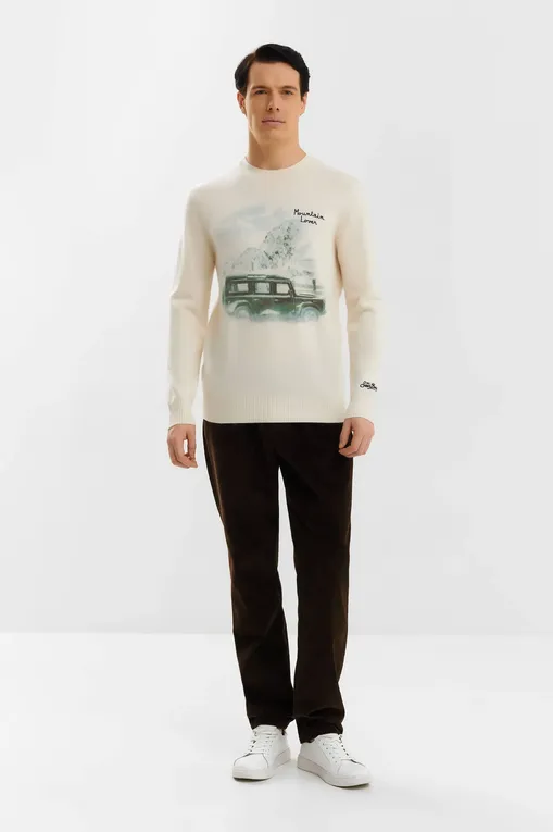 Джемперы Mc2 Saint Barth HERONPRINT MOUNTAIN LOVER 10 EMB