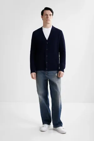 Mc2 Saint Barth HERRISONRIBWOOL 62 NIGHT BLUE