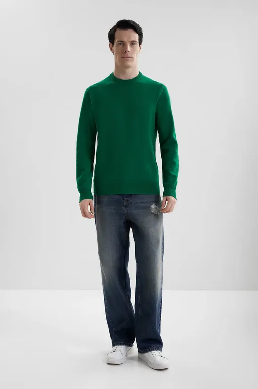 Джемперы Mc2 Saint Barth REGENTLAMBSWOOL 57 GREEN (00047I)