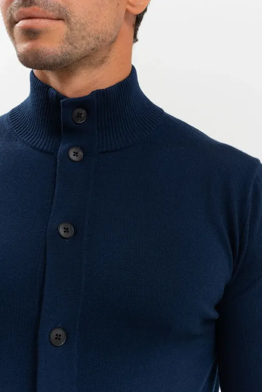 Джемперы Mc2 Saint Barth SAVILELIGHT MERINO 61 BLUE NAVY