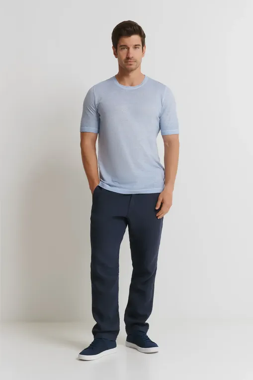 Футболки 120% Lino 32ALIM7186-000G308-S-01 S00205 SEA SOFT FADE