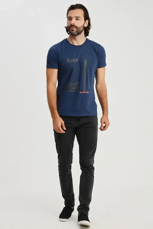 Футболки Allen Cox 736021 denim
