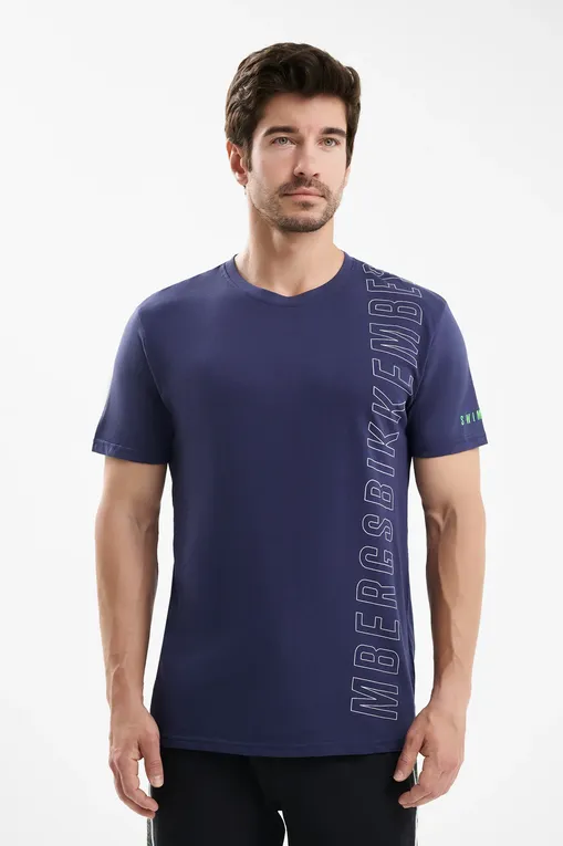 Футболки Bikkembergs BKK25MTS01 Navy
