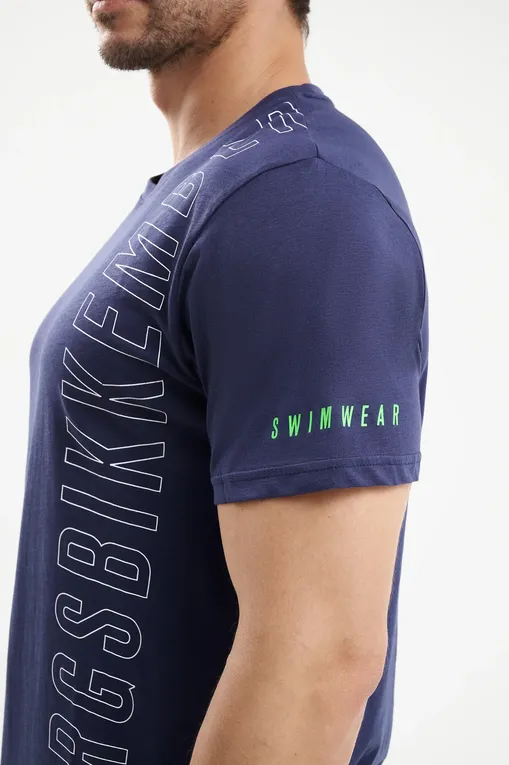 Футболки Bikkembergs BKK25MTS01 Navy