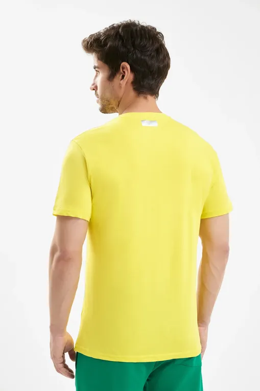 Футболки Bikkembergs BKK25MTS05 Yellow