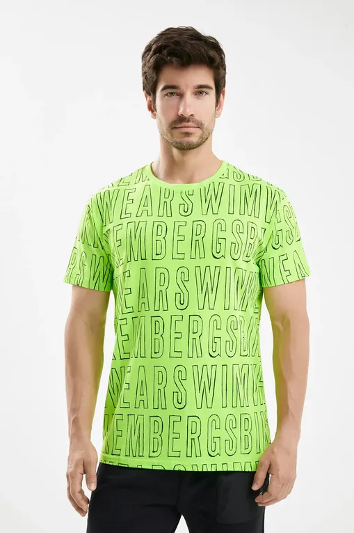 Футболки Bikkembergs BKK25MTS06 Green (FLUO)