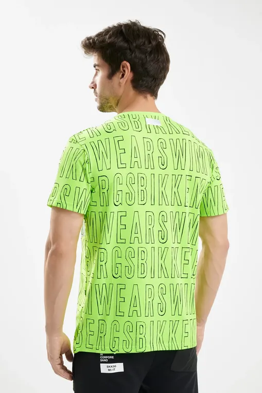 Футболки Bikkembergs BKK25MTS06 Green (FLUO)