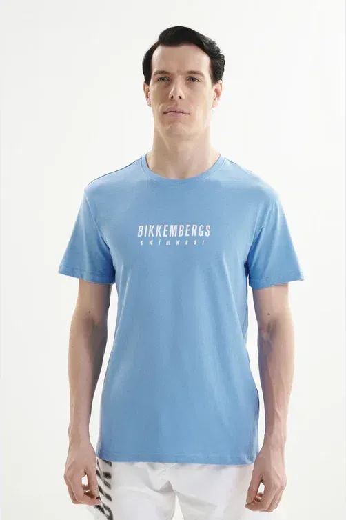 Футболки Bikkembergs BKK26MTS02 AZURE