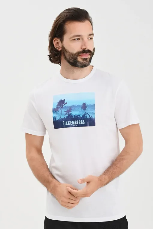 Футболки Bikkembergs BKK2MTS06 White