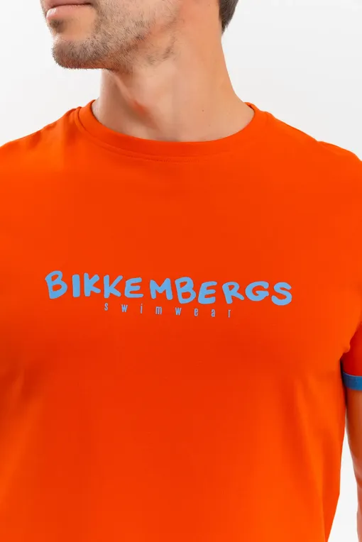 Футболки Bikkembergs BKK3MTS01 Orange.com