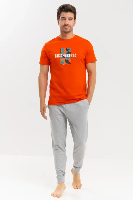 Футболки Bikkembergs BKK3MTS03 Orange.com