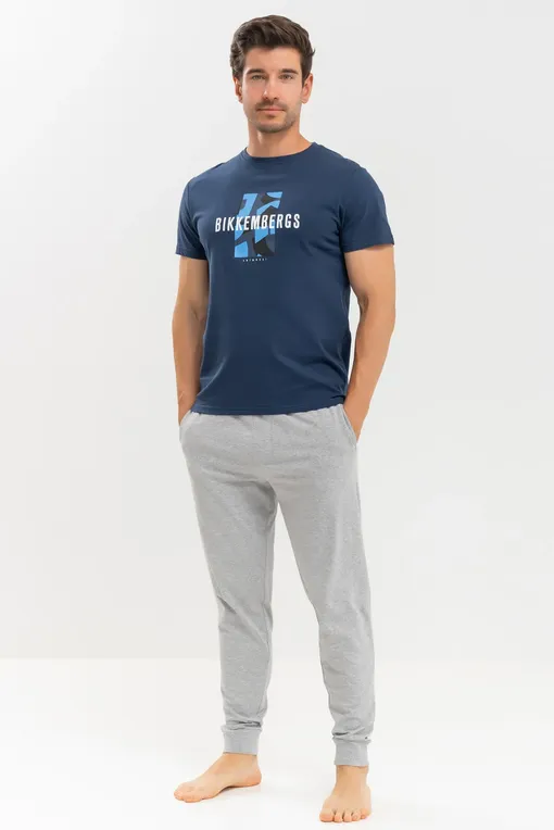 Футболки Bikkembergs BKK3MTS03 Navy
