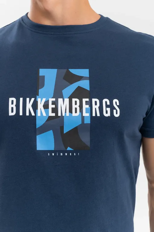 Футболки Bikkembergs BKK3MTS03 Navy