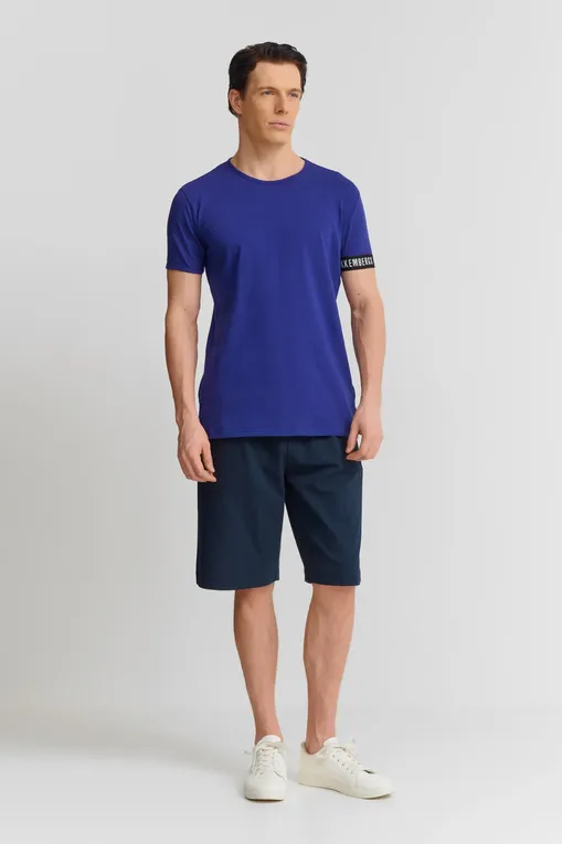 Футболки Bikkembergs BKK42UTS17SI DARK BLUE