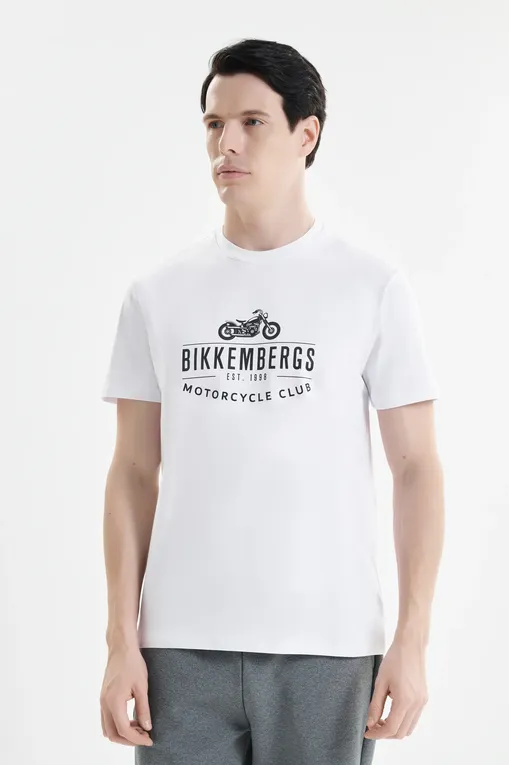 Футболки Bikkembergs BMT1211 1000 WHITE