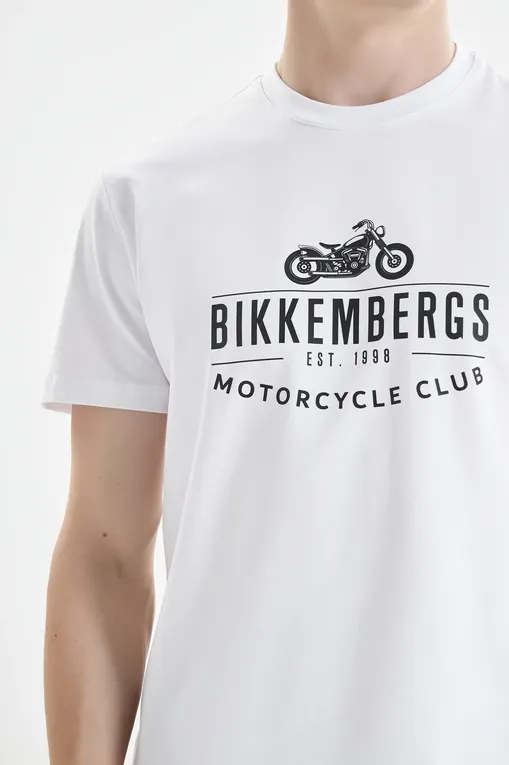 Футболки Bikkembergs BMT1211 1000 WHITE