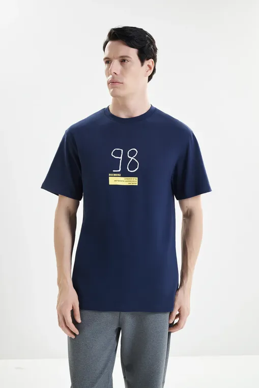 Футболки Bikkembergs BMT1220 7010 BLACK IRIS (BLUE NAVY)