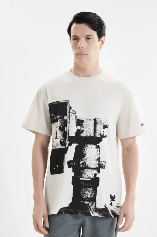 Футболки Bikkembergs BMT1221 3009 SILVER BIRCH