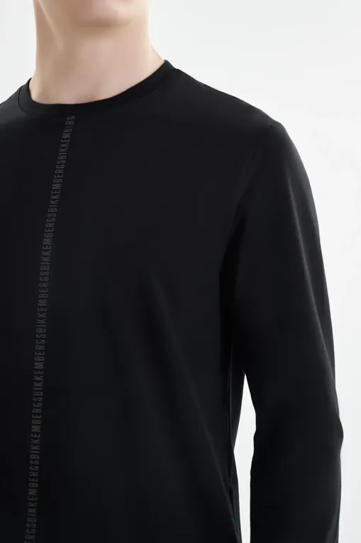 Лонгсливы Bikkembergs BMT1229 8000 BLACK