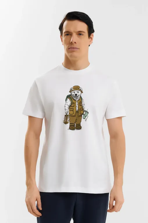 Футболки BLUEMINT NOLAN PRINTED 1243 CAMP SIDE