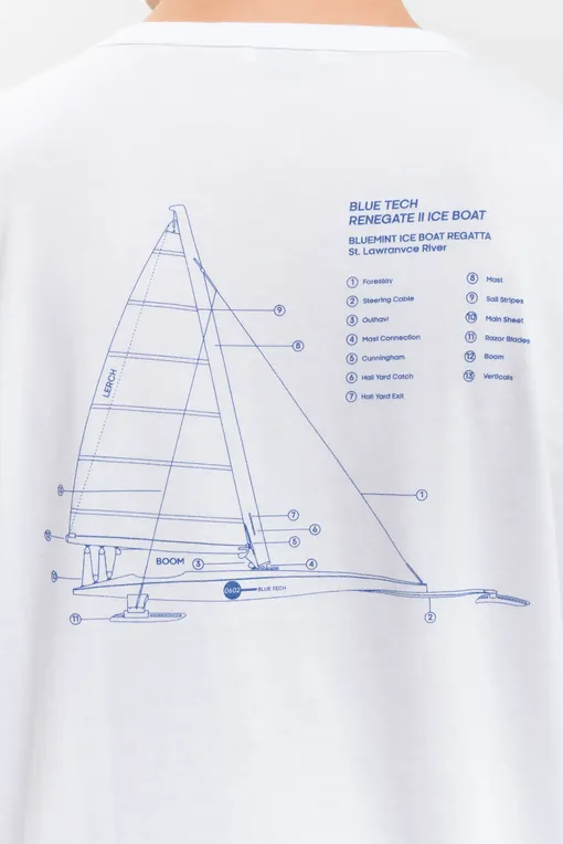 Футболки BLUEMINT RICCI PRINTED 986 ICE BOAT