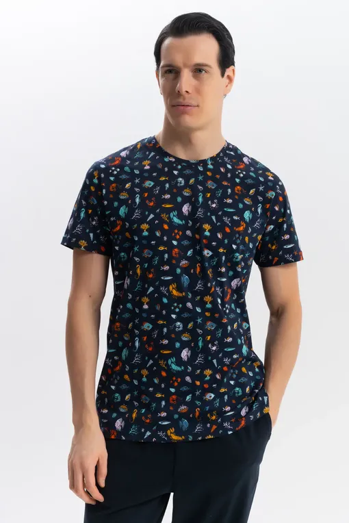 Футболки Derek Rose 3054-ROBI 016NAV