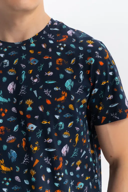 Футболки Derek Rose 3054-ROBI 016NAV