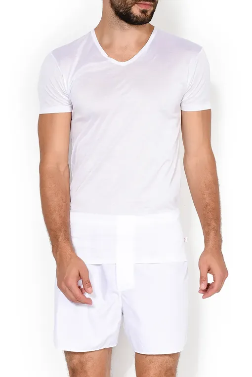 Футболки Derek Rose 8020-LEWI 001WHI