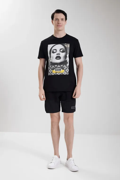 Футболки Guess M4YI90K9RM1 JBLK