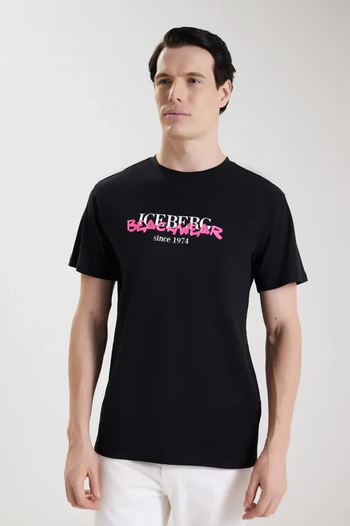 Футболки Iceberg ICE3MTS01 Black