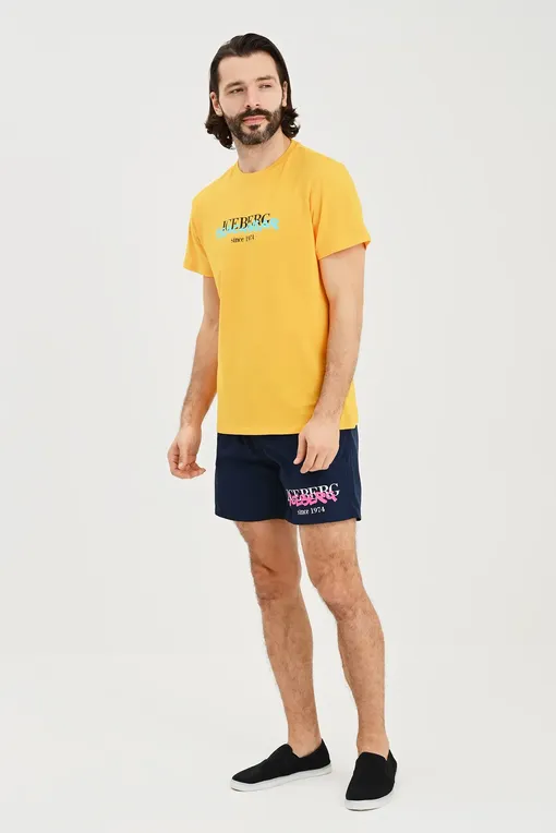Футболки Iceberg ICE3MTS01 Yellow