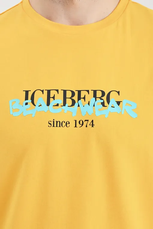 Футболки Iceberg ICE3MTS01 Yellow