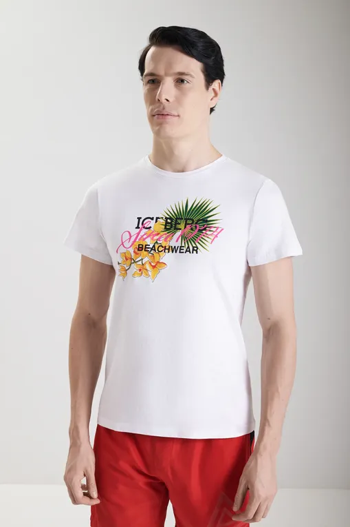 Футболки Iceberg ICE3MTS02 White