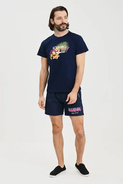 Футболки Iceberg ICE3MTS02 Navy