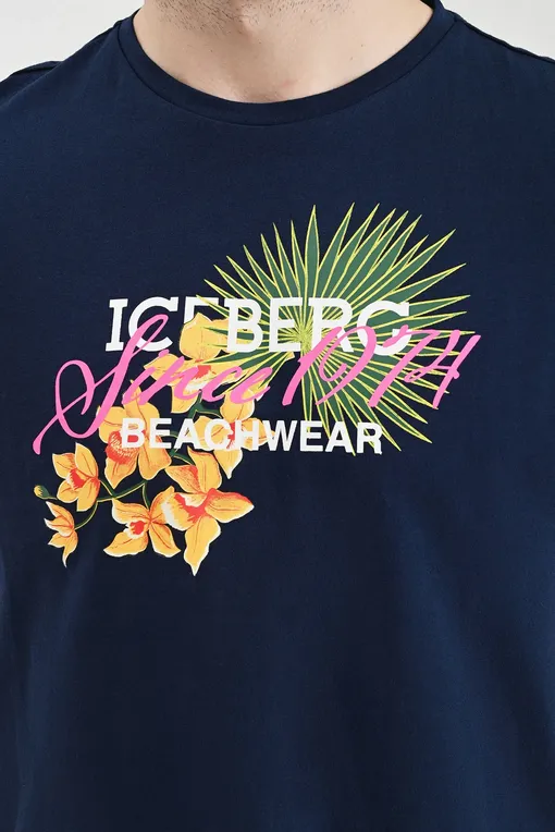 Футболки Iceberg ICE3MTS02 Navy