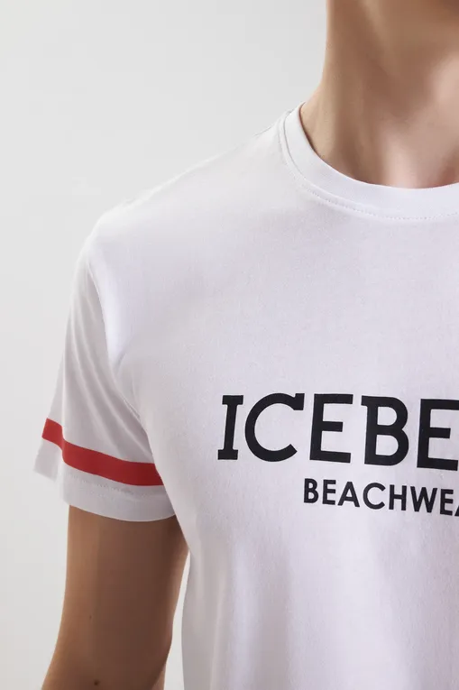 Футболки Iceberg ICE4MTS02 White