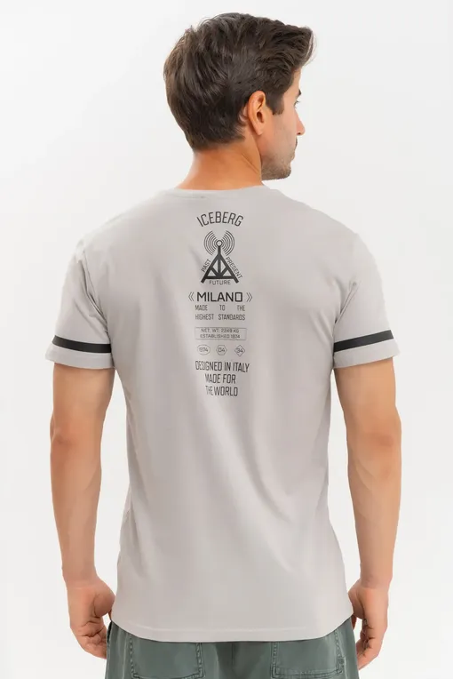 Футболки Iceberg ICE4MTS02 Stone