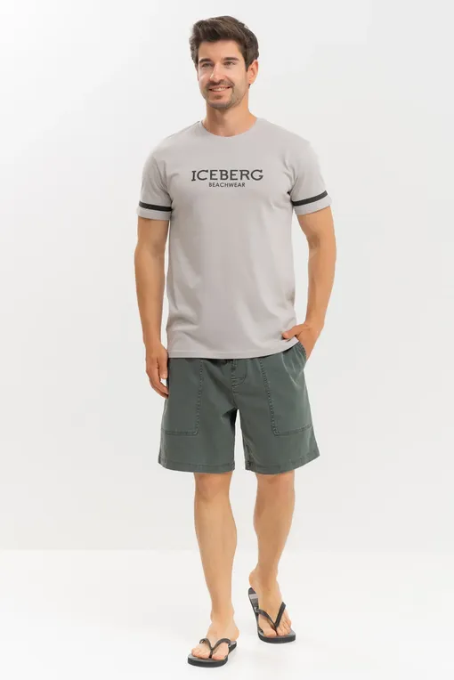 Футболки Iceberg ICE4MTS02 Stone