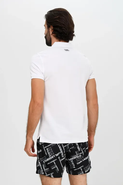Футболки KARL LAGERFELD beachwear KL22MPL01 WHITE