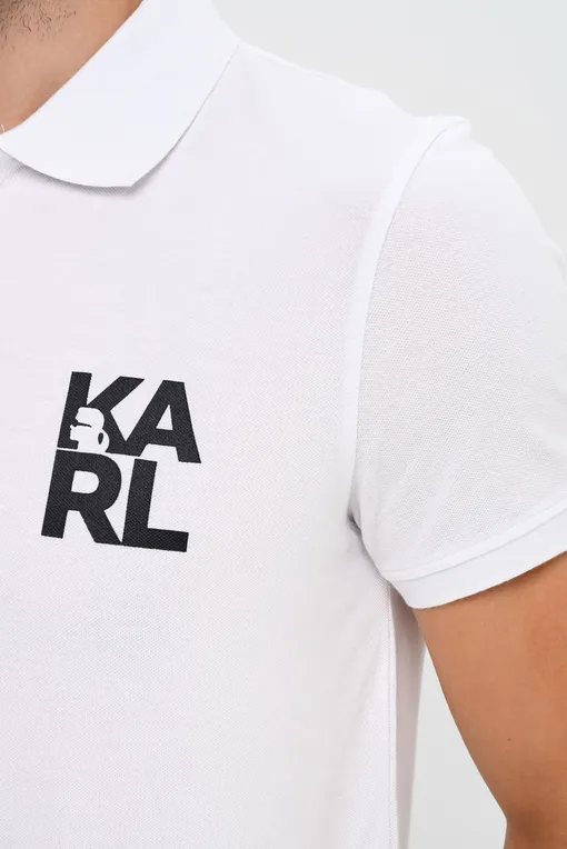Футболки KARL LAGERFELD beachwear KL22MPL01 WHITE