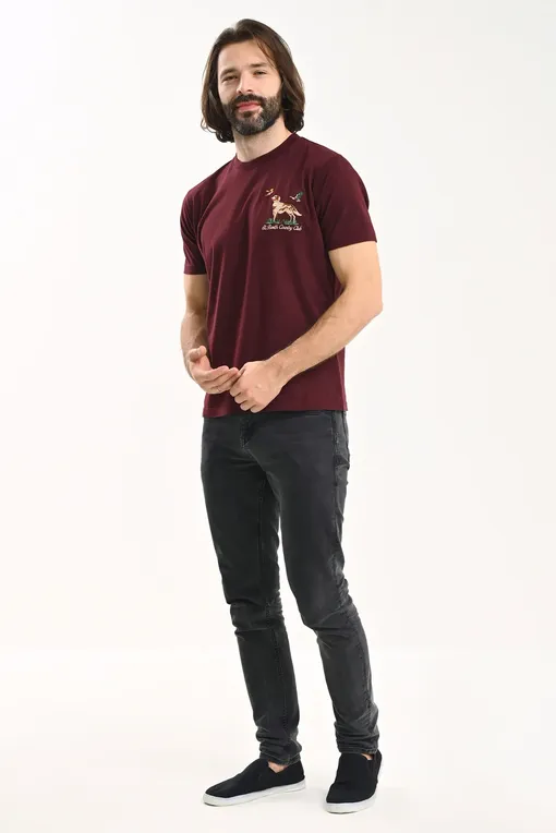 Футболки Mc2 Saint Barth ARNOTT SB COUNTRY DOG 46 EMB (00535E)