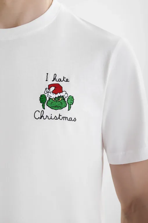 Футболки Mc2 Saint Barth ARNOTTWARM GRINCH HATE 10 EMB