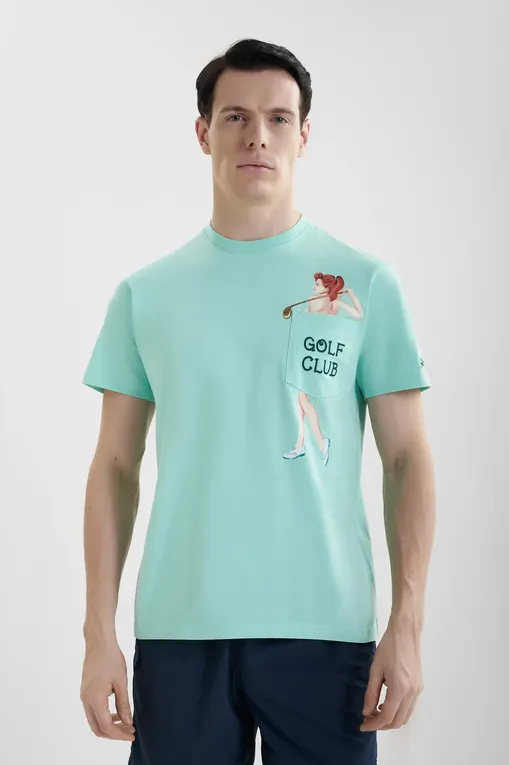 Футболки Mc2 Saint Barth AUSTIN GOLF CLUB 55 EMB