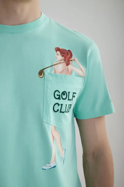 Футболки Mc2 Saint Barth AUSTIN GOLF CLUB 55 EMB