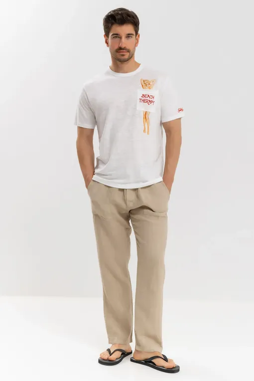 Футболки Mc2 Saint Barth ECSTASEA BEACH THERAPY 01N EMB