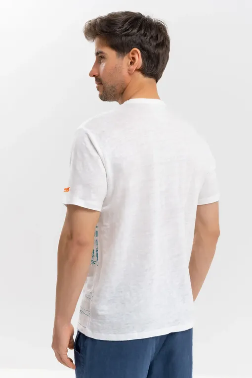 Футболки Mc2 Saint Barth ECSTASEA CANNES 01N EMB